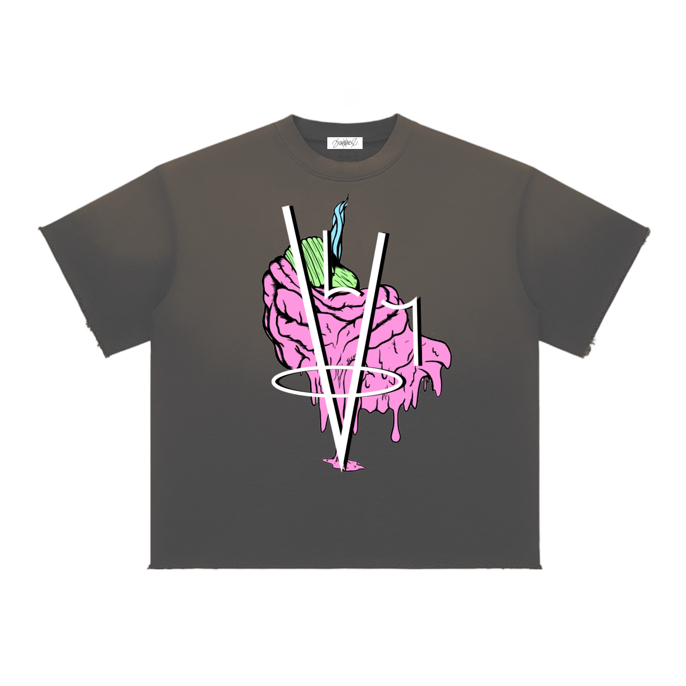 Neighborhood's Sun Fade Raw Edge T-Shirt