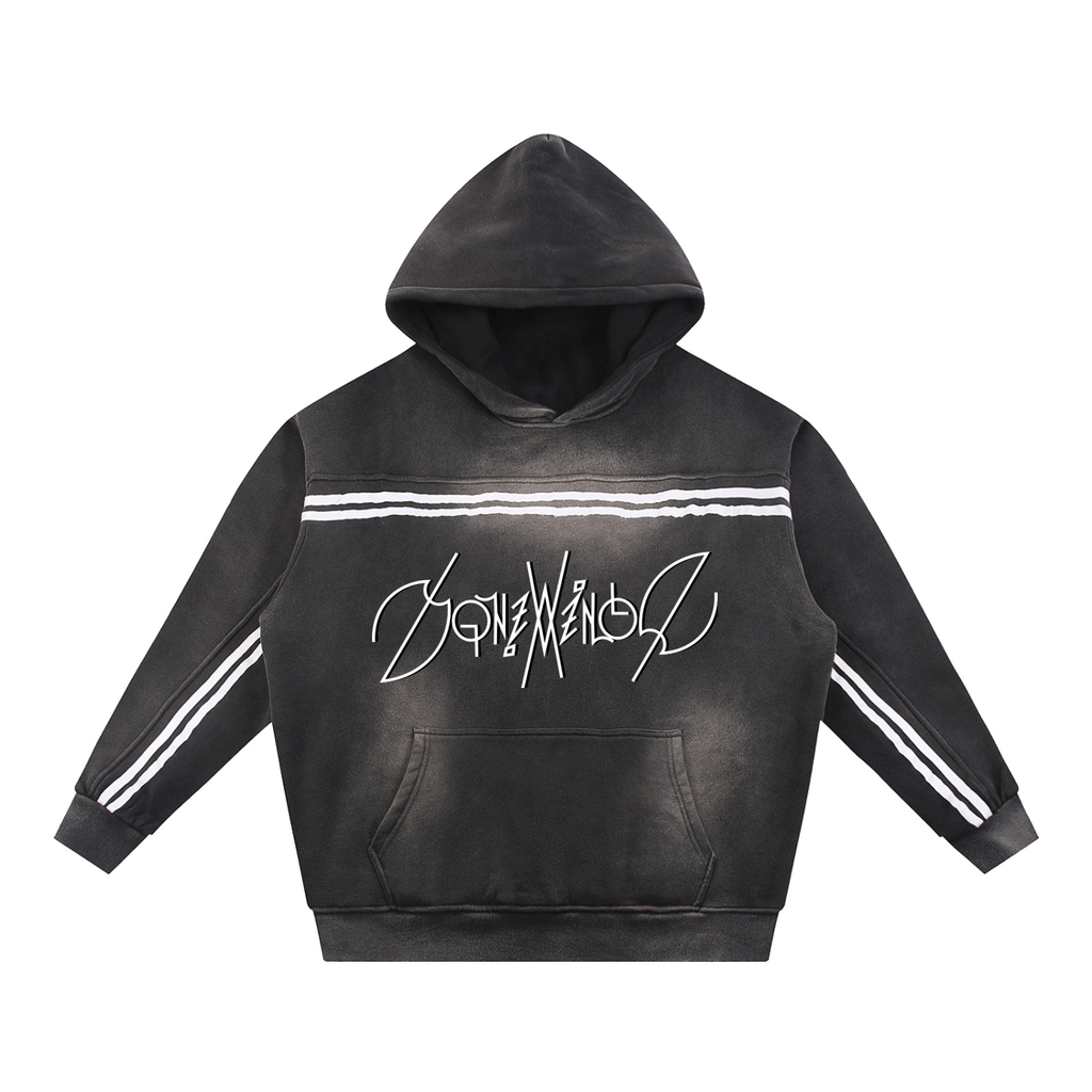LVL Sun Fade Contrast Tape Fleece Hoodie