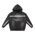 LVL Sun Fade Contrast Tape Fleece Hoodie