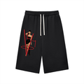 Yonzville's Relaxed Drawstring Three-quarter Sweatpants