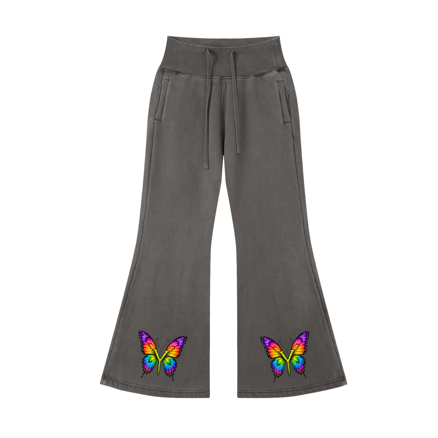 Neighborhood's Vintage Washed Flared Fleece Pants