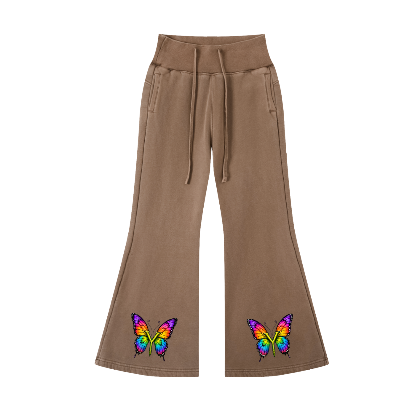 Neighborhood's Vintage Washed Flared Fleece Pants