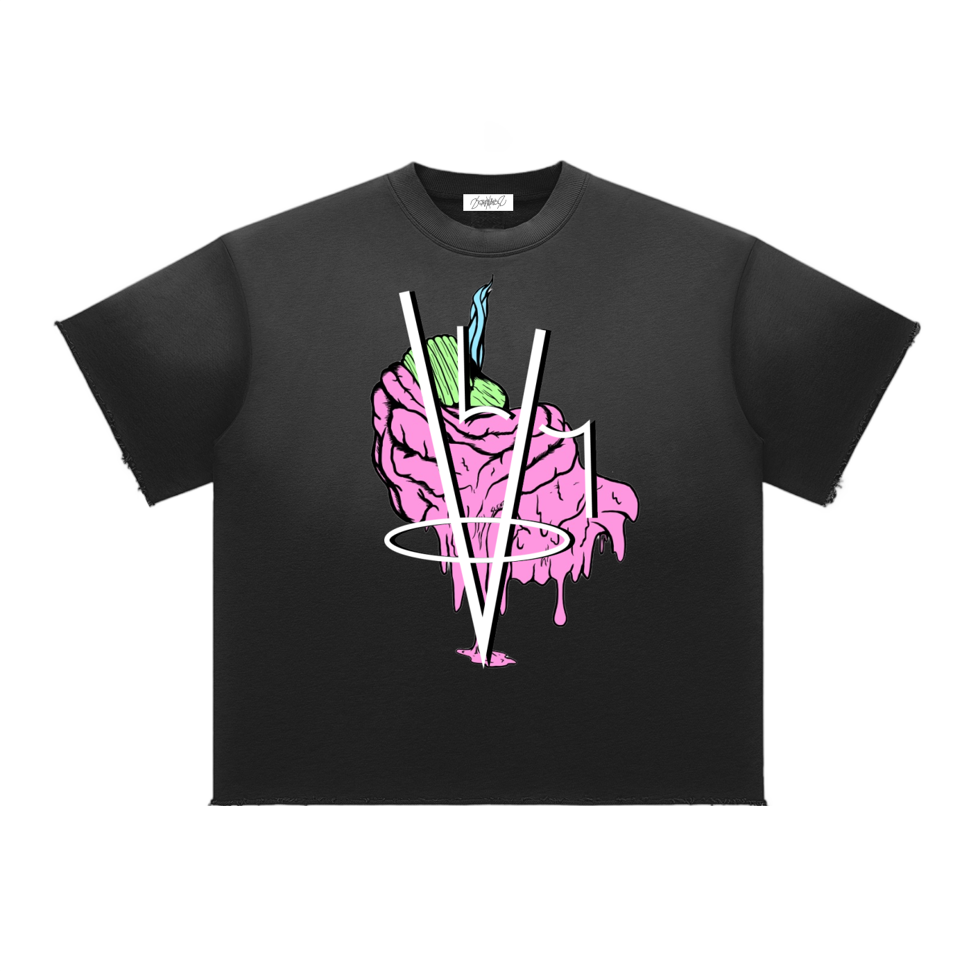 Neighborhood's Sun Fade Raw Edge T-Shirt