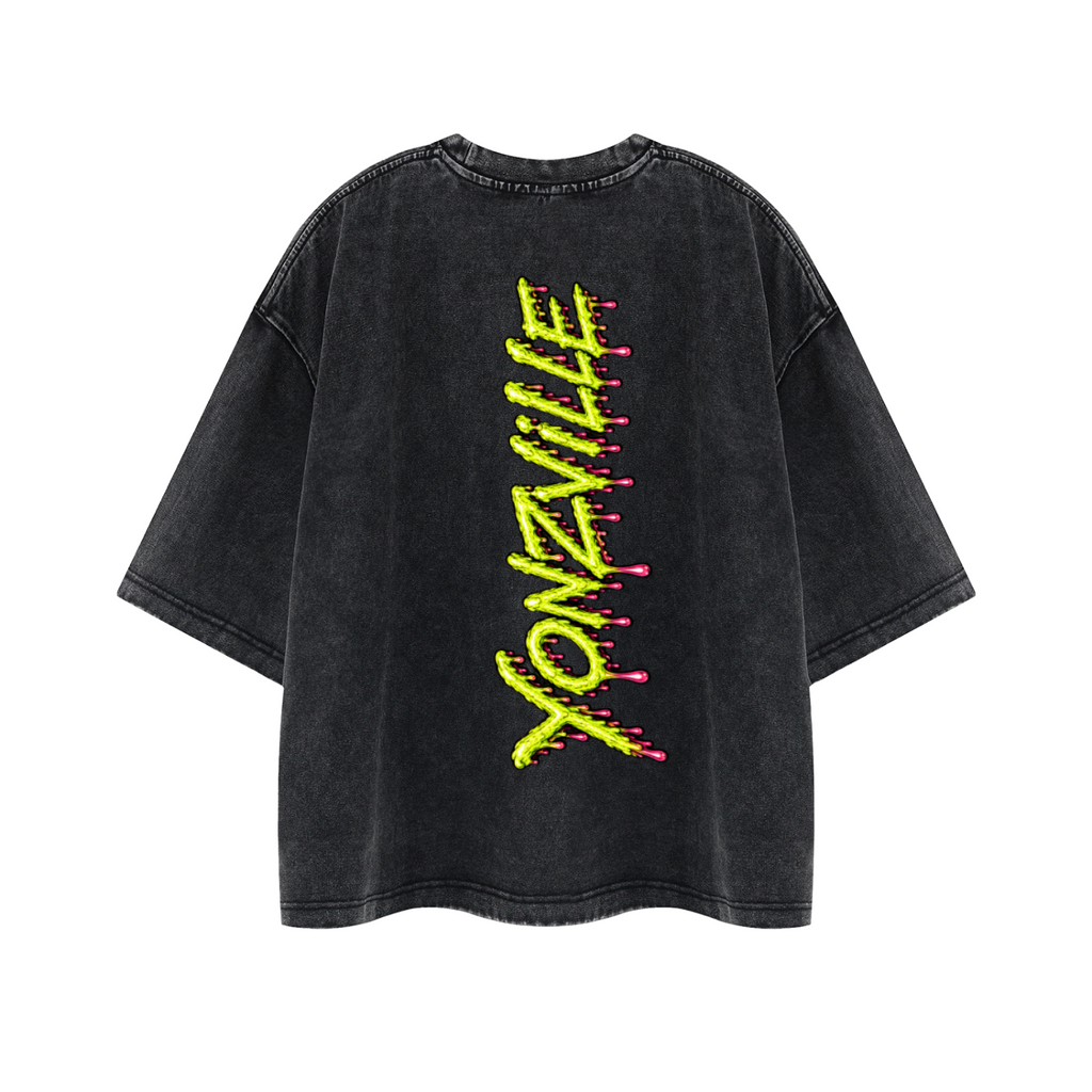 Yonz Slime Ball Heavyweight Mineral Wash Boxy T-Shirt