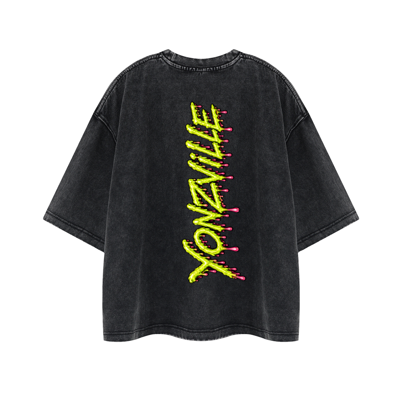Yonz Slime Ball Heavyweight Mineral Wash Boxy T-Shirt