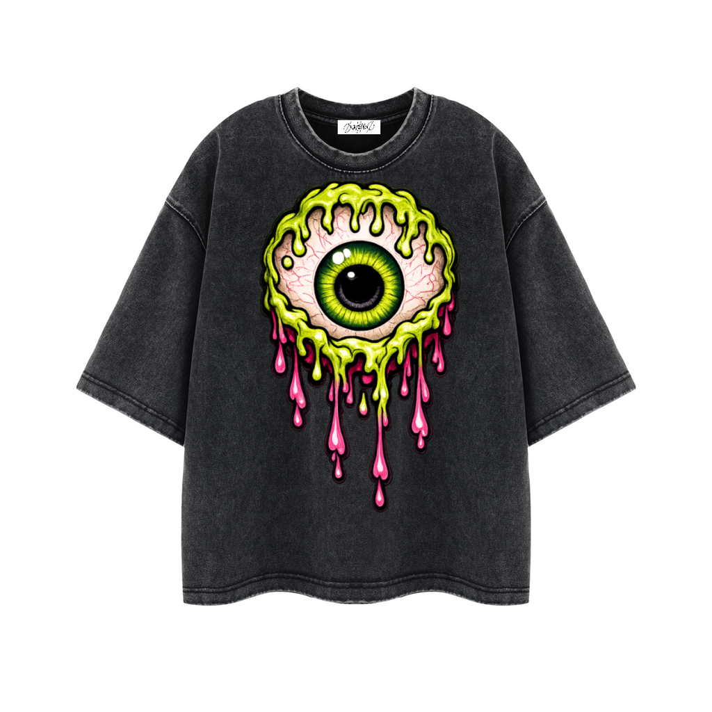 Yonz Slime Ball Heavyweight Mineral Wash Boxy T-Shirt