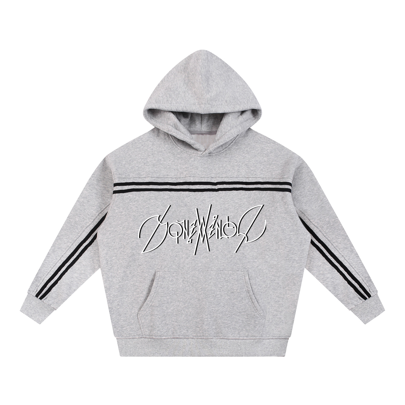 LVL Sun Fade Contrast Tape Fleece Hoodie